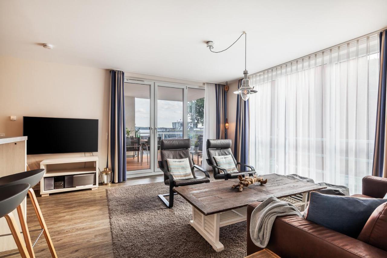 Apartmenthaus Hafenspitze Ap 5 - "Am Yachthafen 5" - Blickrichtung Offenes Meerstrandpromenade Эккернфёрде Экстерьер фото