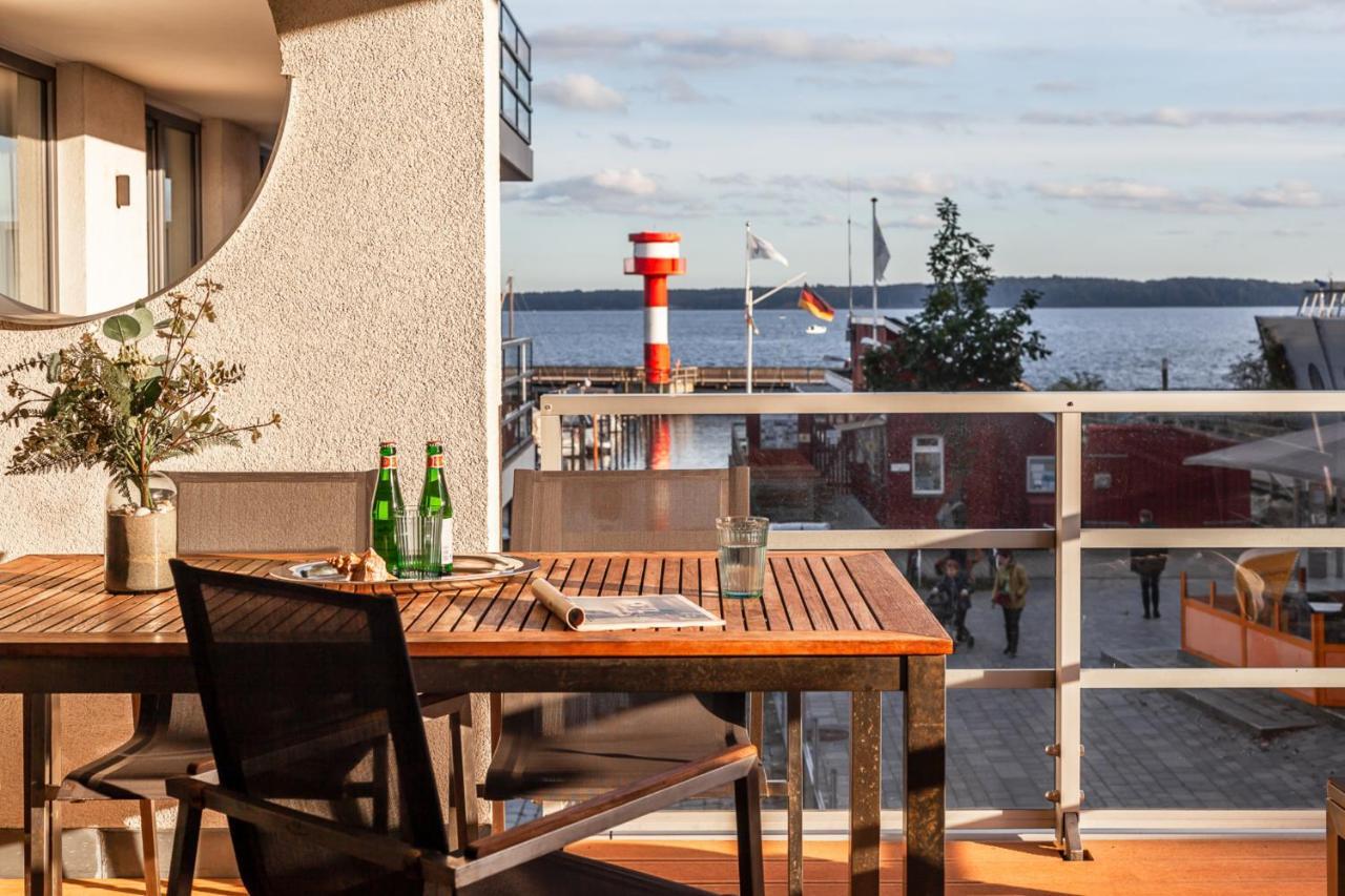 Apartmenthaus Hafenspitze Ap 5 - "Am Yachthafen 5" - Blickrichtung Offenes Meerstrandpromenade Эккернфёрде Экстерьер фото